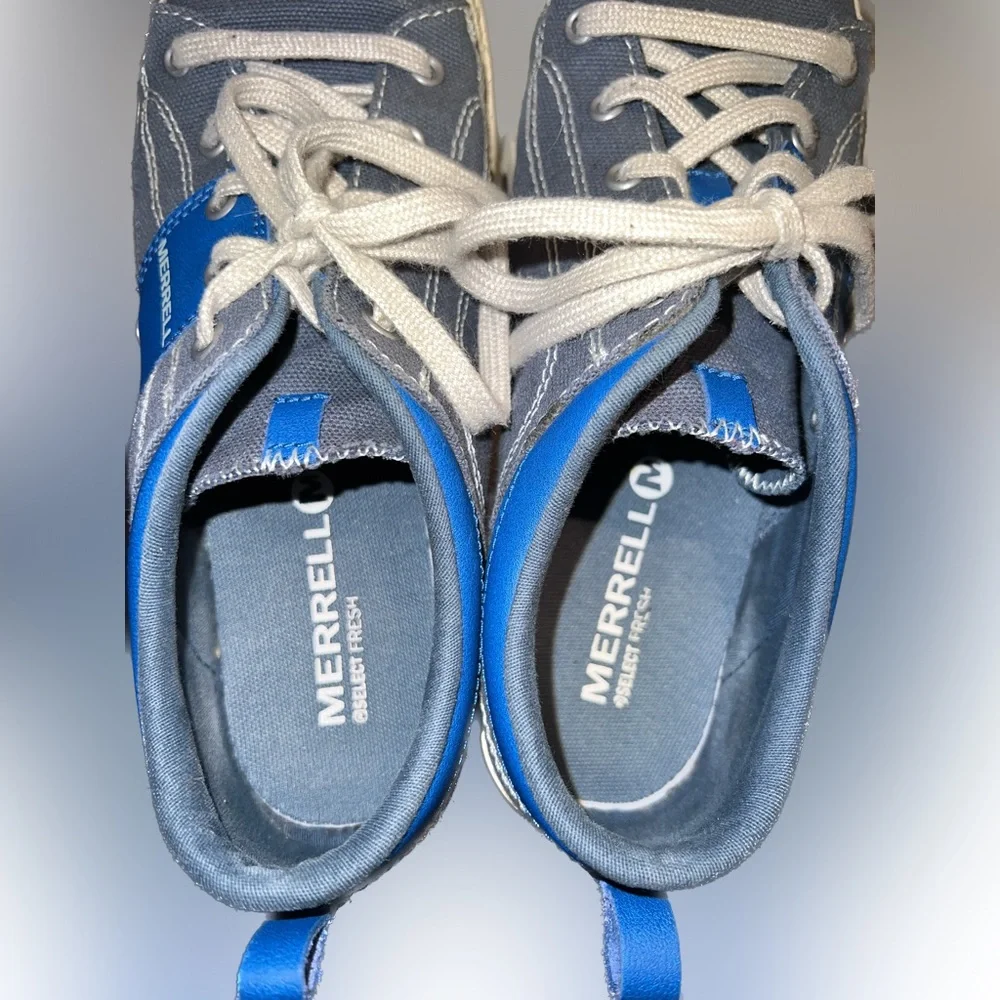 Merrell Rant Canvas Sneakers | Seaport Blue | Men’s 7 / EUR 40 - Picture 9 of 14